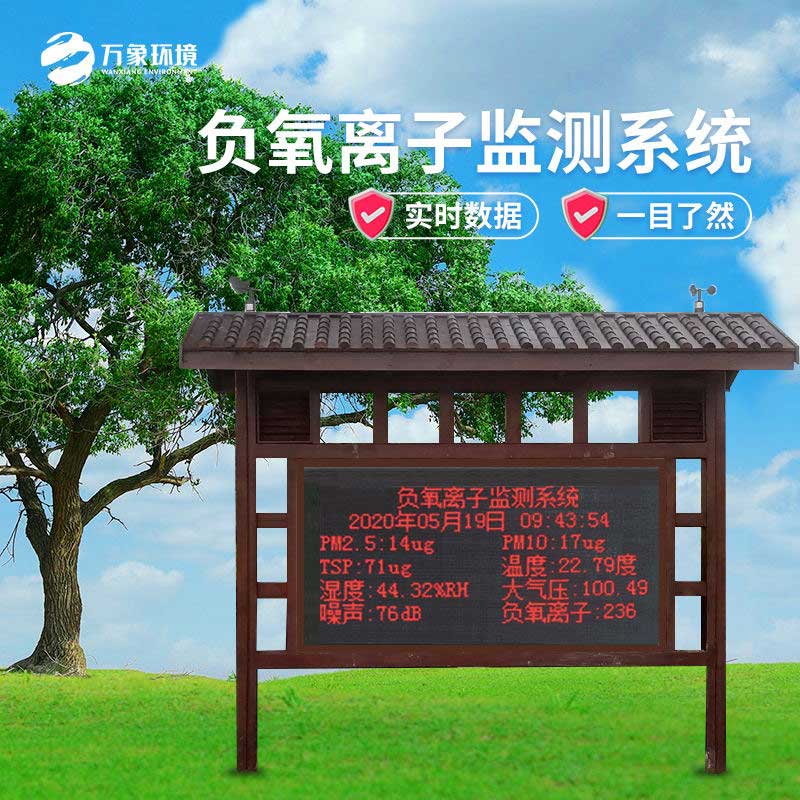 負(fù)氧離子在線監(jiān)測系統(tǒng)
