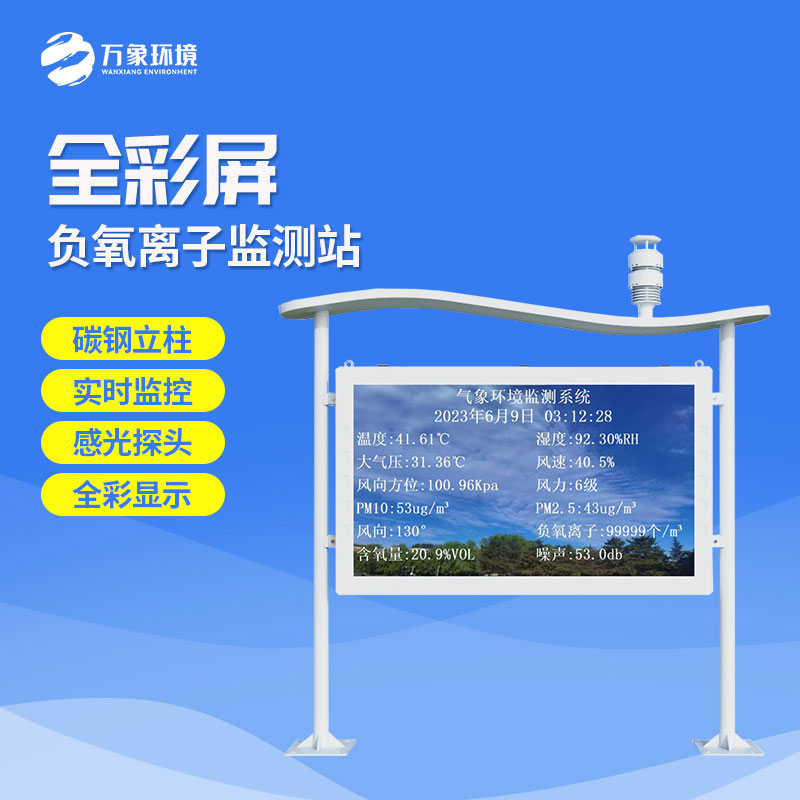高智能一體化負氧離子監(jiān)測站